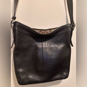 Coach Leather Crossbody Satchel